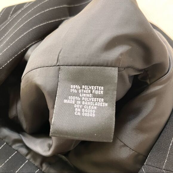 Kasper Womens Petite Jacket Blazer Coat Striped Classic Career Casual Fashion 4P - Picture 4 of 4